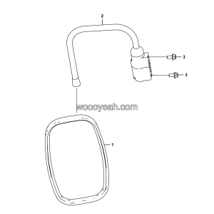 LGMG ？？2？？？？？？？？？？？o Hydrualic Excavator 2024 - Cab rearview mirror - L2901-2629000005.S
