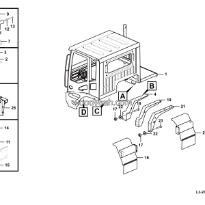 LGMG Mine Truck Mine Truck - Cab assembly - L3-2713011246002