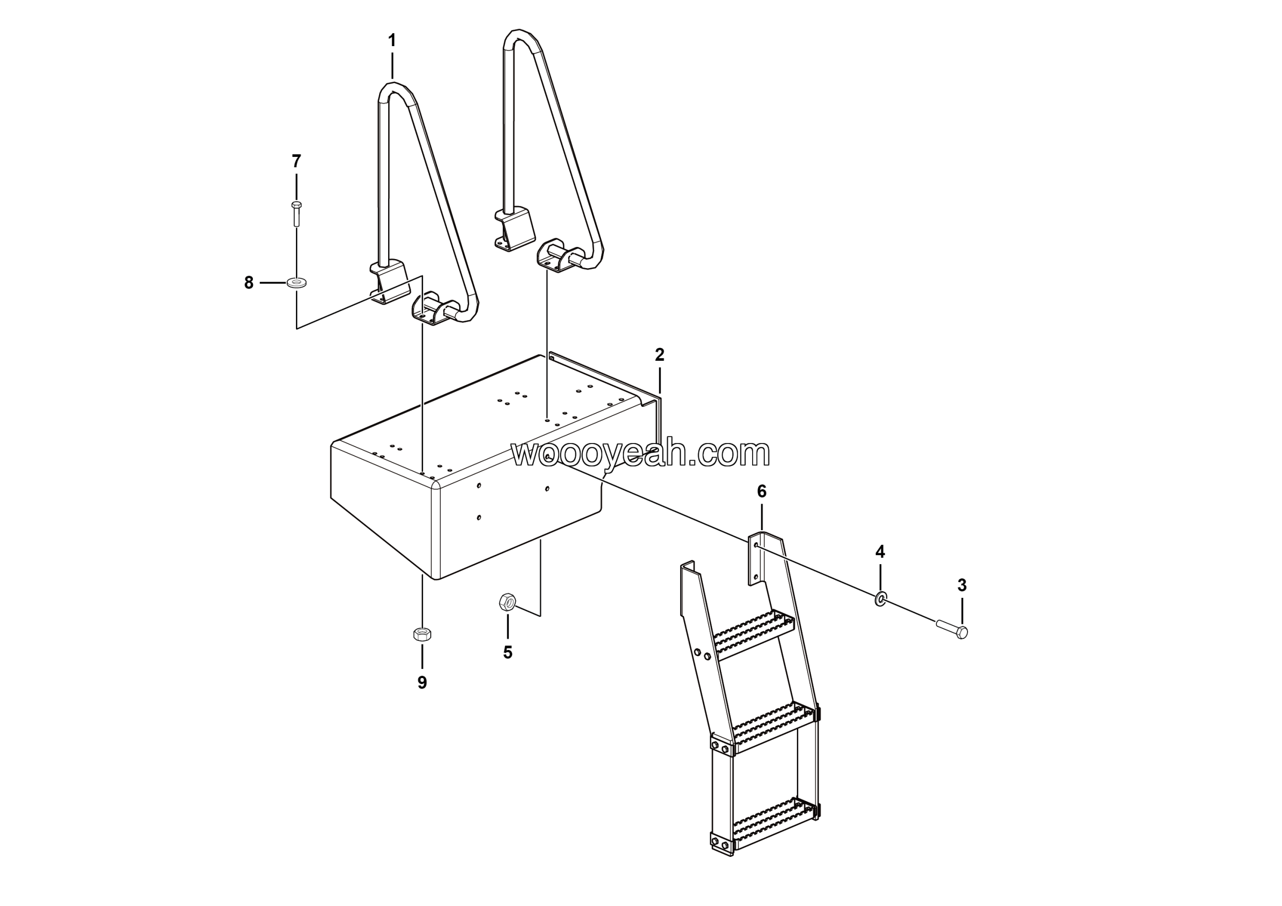LGMG Off-Highway Dump Truck 2021 - Right pedal assy - L3600-2736011826