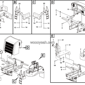 LGMG Off-Highway Dump Truck 2020 - Covering assy - L3600-2736011933