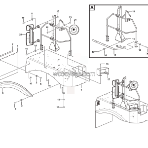 LGMG Off-Highway Dump Truck 2020 - Right platform assy - L3600-2736012423.S