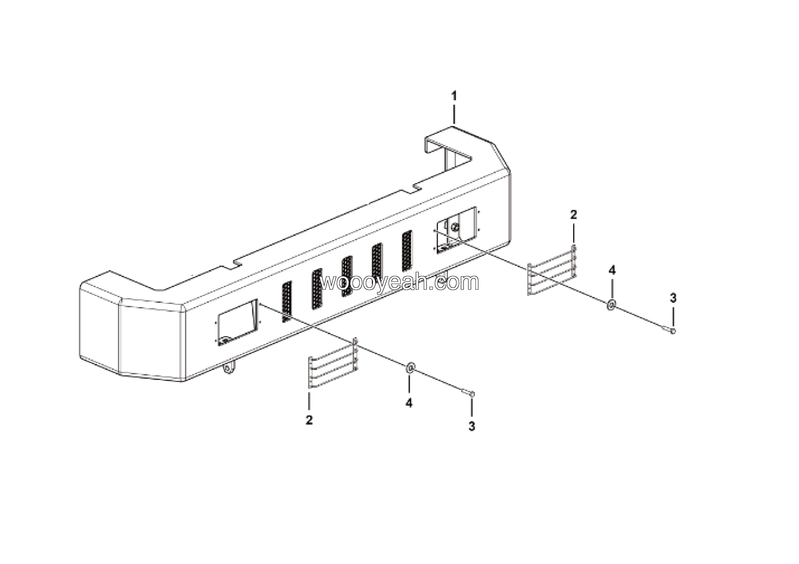 LGMG Off-Highway Dump Truck 2023 - Bumper - L3600-2736013043