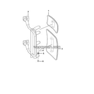 LGMG CMT96H 2025 - Left rear view mirror assy - L3600-2736014666