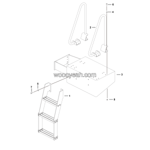LGMG Off-Highway Dump Truck 2023 - Left pedal assy - L3600-2736015077