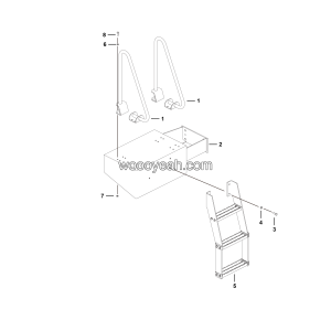 LGMG CMT66A 2025 - Right pedal assy - L3600-2736015080