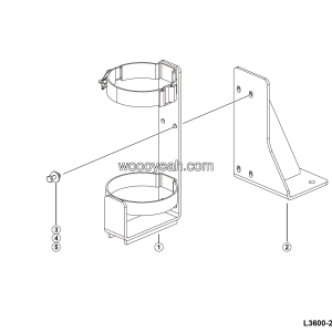 LGMG CMT106 2025 - Fire extinguisher assy (Opt) - L3600-2736019901.S1A