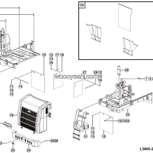 LGMG RTH100 2025 - Covering assy - L3600-2736023626.S1A