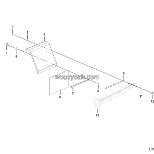 LGMG Off-Highway Dump Truck 2020 - Mudguard tile assy（RH） - L3601-2736011143-G1