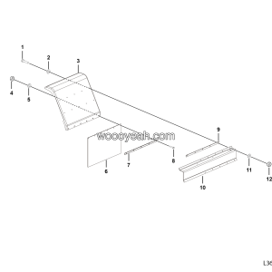 LGMG Off-Highway Dump Truck 2020 - Mudguard tile assy（RH） - L3601-2736011143