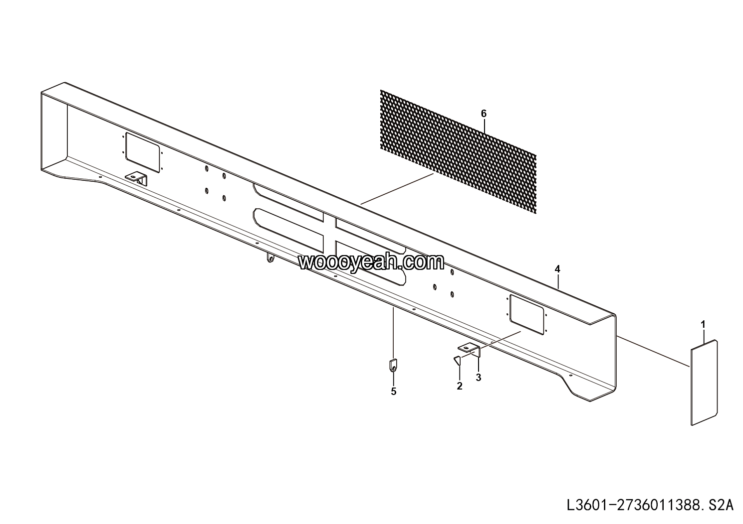 LGMG Off-Highway Dump Truck 2022 - Bumper - L3601-2736011388.S2A