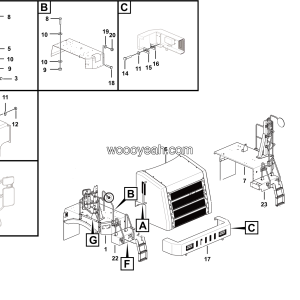 LGMG Off-Highway Dump Truck 2022 - Covering assy - L3601-2736011670