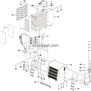 LGMG Off-Highway Dump Truck 2021 - Covering assy - L3601-2736013263.S1C