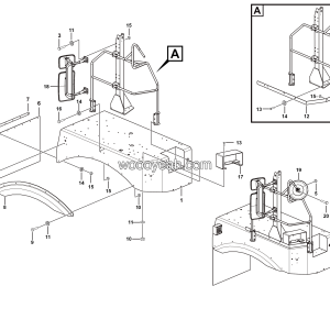 LGMG Off-Highway Dump Truck 2022 - Right platform assy - L3601-2736014669