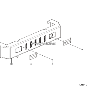 LGMG Off-Highway Dump Truck 2024 - Bumper assy - L3601-2736015813.S1A