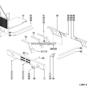 LGMG Mine Truck 2026 - Cover assembly - L3601-2736016258.S1C