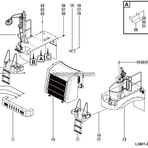 LGMG Off-Highway Dump Truck 2023 - Covers assy - L3601-2736016472.S1A