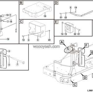 LGMG Off-Highway Dump Truck 2023 - LH walkway platform assy - L3601-2736016795