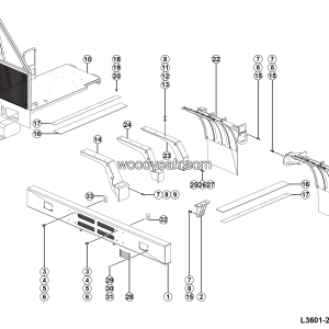LGMG MT106 2025 - Covering assy - L3601-2736017001.S1B