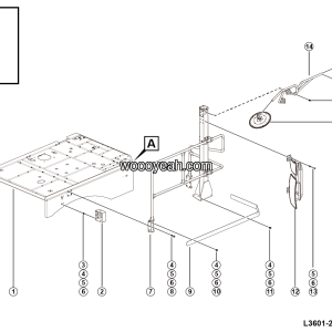 LGMG Off-Highway Dump Truck 2023 - RH platform assy - L3601-2736017180.S1A