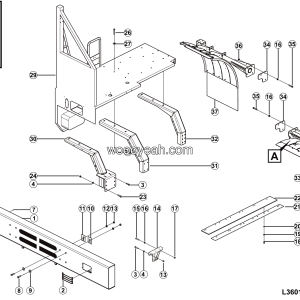 LGMG Off-Highway Dump Truck 2024 - Covering assy - L3601-2736017333