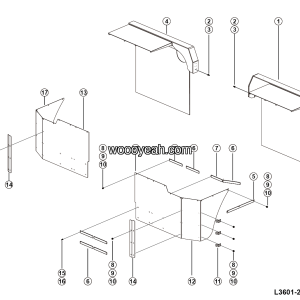 LGMG Off-Highway Dump Truck 2023 - Mudflap assy - L3601-2736017796.S1A