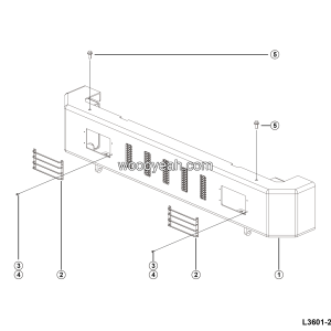 LGMG Off-Highway Dump Truck 2024 - 保险杠总成 - L3601-2736017884.S1B