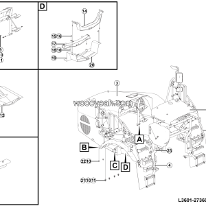 LGMG AT40 2025 - Covering assy - L3601-2736018669.S2B