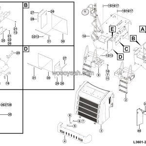 LGMG Off-Highway Dump Truck 2024 - Covering assy - L3601-2736019855.S1D