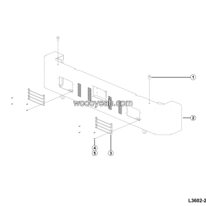 LGMG Mine Truck 2026 - Bumper assy - L3602-2736020973.S1A