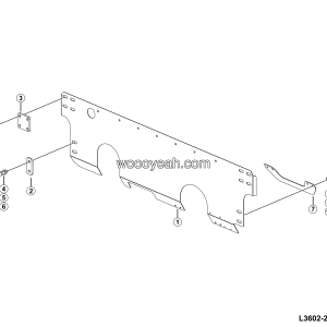 LGMG CMT106 2025 - Engine rr baffle assy (opt) - L3602-2736021007.S1A