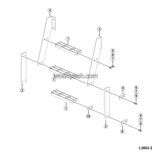 LGMG CMT106 2025 - Flexible ladder assy - L3602-2736021896.S1A