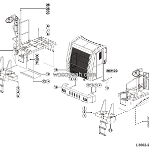 LGMG CMT66A 2025 - Covering assy - L3602-2736022365.S1A