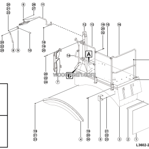 LGMG CMT106 2025 - Lh walkway assy - L3602-2736022773.S1A