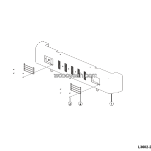 LGMG MTH116 2025 - Bumper assy - L3602-2736023426.S1A