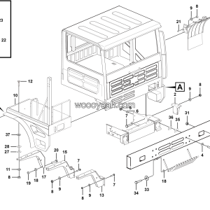 LGMG Off-Highway Dump Truck 2020 - Covering assy - L3604-2736010662.S1O