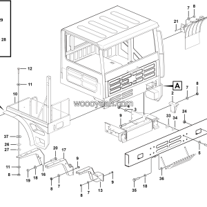 LGMG Off-Highway Dump Truck 2022 - Covering assy - L3604-2736011303
