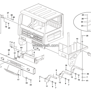 LGMG Off-Highway Dump Truck 2023 - Covering assy - L3607-2736010330