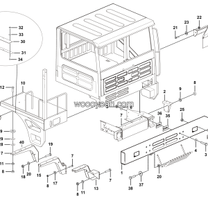 LGMG Off-Highway Dump Truck 2022 - Covering assy - L3613-2736010567