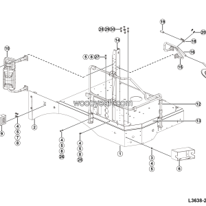LGMG Mine Truck 2026 - Rh walkway assy - L3638-2736384827.S1A
