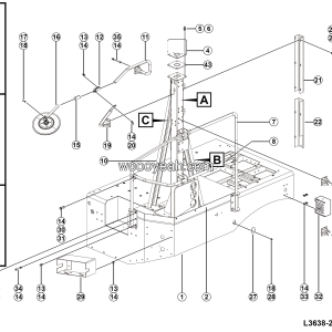 LGMG Mine Truck 2026 - Lh walkway assy - L3638-2736385733.S1A