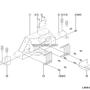 LGMG Mine Truck 2026 - Tail beam assy - L3638-2736385984.S1A