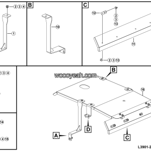LGMG MT106 2025 - Fan shroud assy - L3901-2739010455.S1A