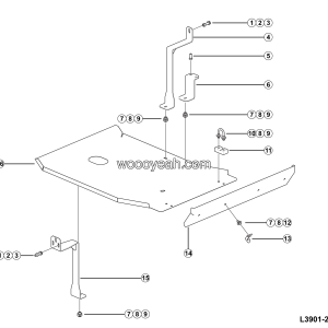 LGMG Off-Highway Dump Truck 2024 - Fan shroud assy - L3901-2739010457.S1A