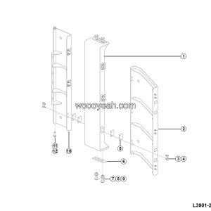 LGMG RTH136 2025 - Fan shroud assy - L3901-2739010656.S1A