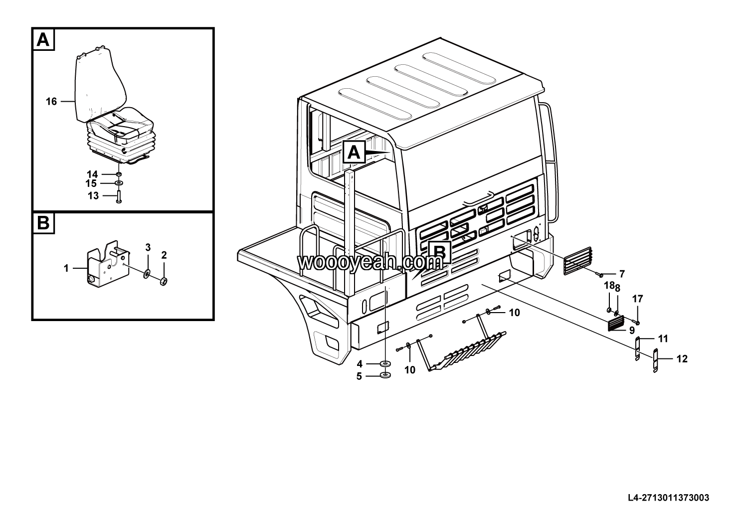 LGMG MT83 Mine Truck - Cab-3 - L4-2713011373003