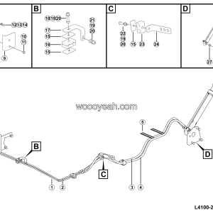 LGMG Off-Highway Dump Truck 2022 - Cab fliping hydraulic assy - L4100-2741010226