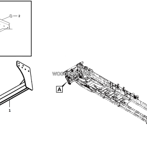 LGMG Off-Highway Dump Truck 2021 - Rear fence plate assy - L4201-2742010055