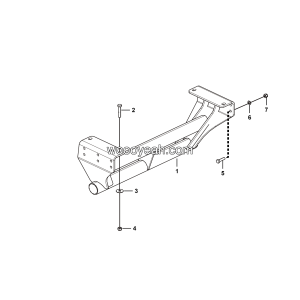 LGMG Off-Highway Dump Truck 2024 - Rear guard assembly - L4201-2742010231.S1B