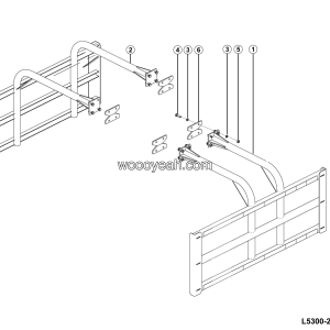 LGMG Off-Highway Dump Truck 2024 - Side guard assy - L5300-2753000222.S1A