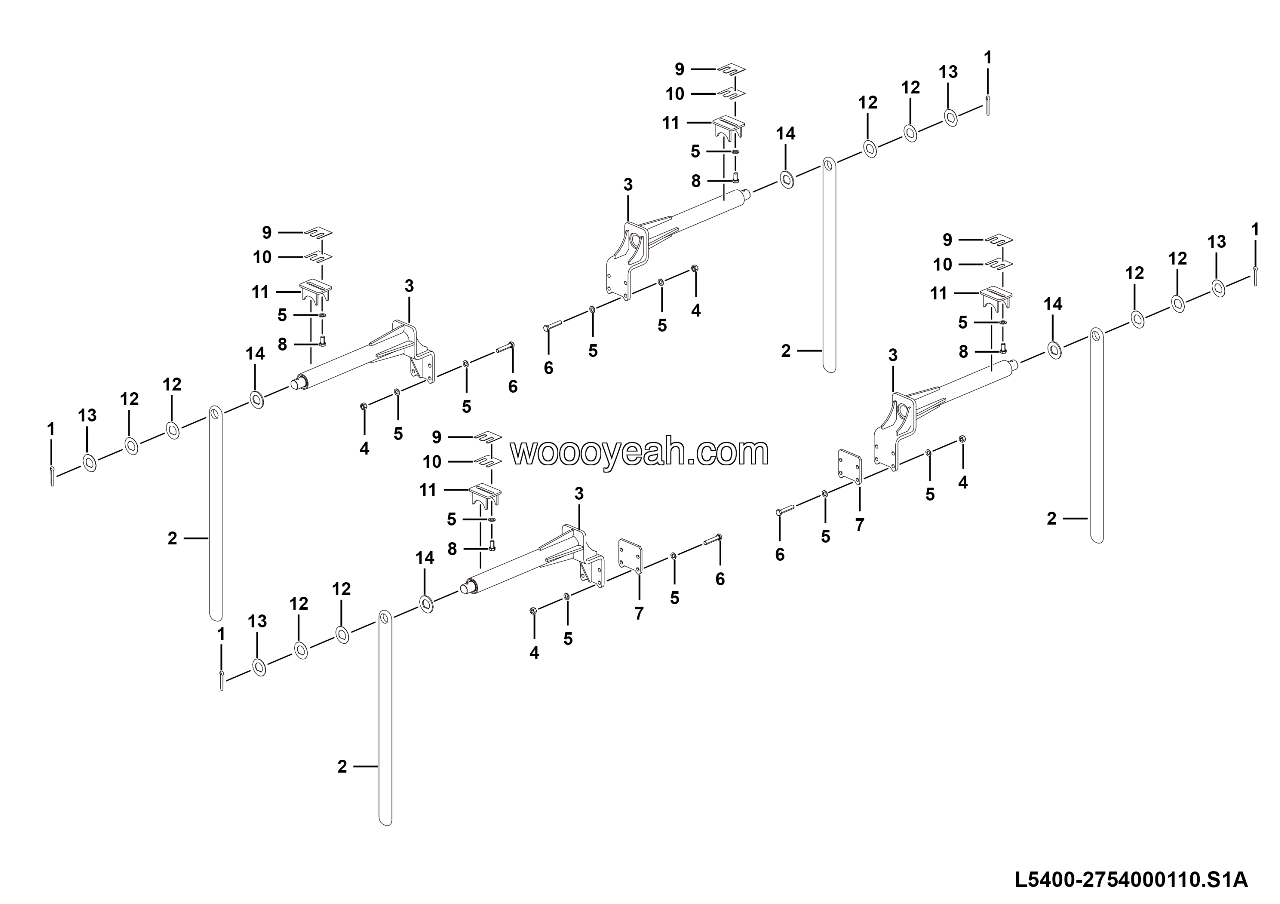 LGMG Off-Highway Dump Truck 2022 - Stone deflector assy - L5400-2754000110.S1A